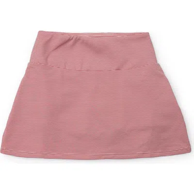 Lila And Hayes Kids'  Margot Girls' Tiered Skirt By Lh Sport In Red Stripes