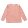 Lila And Hayes Kids'  Mia Girls' Longsleeve Top By Lh Sport In Orange Stripes