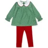 Lila And Hayes Morgan Girls' Legging Set