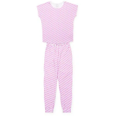 Lila And Hayes Pajama Jogger Set In Multi