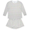 Lila And Hayes Pajama Longsleeve Top Short Set In Multi