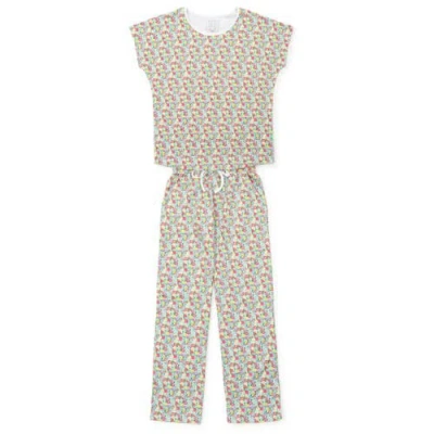 Lila And Hayes Pajama Pant Set In Arboretum Floral