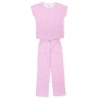 Lila And Hayes Pajama Pant Set In Easter Time Pink