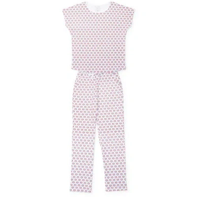 Lila And Hayes Pajama Pant Set In Neutral