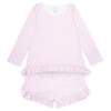Lila And Hayes Pajama Short Set In Pink
