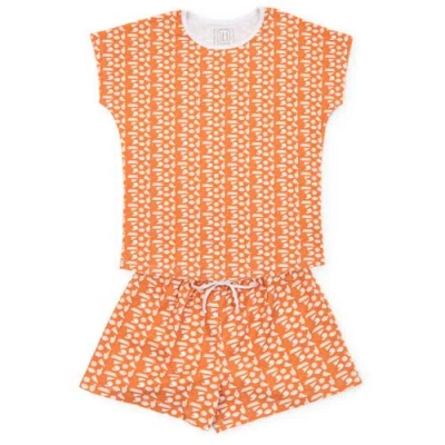 Lila And Hayes Pajama Short Set In Multi