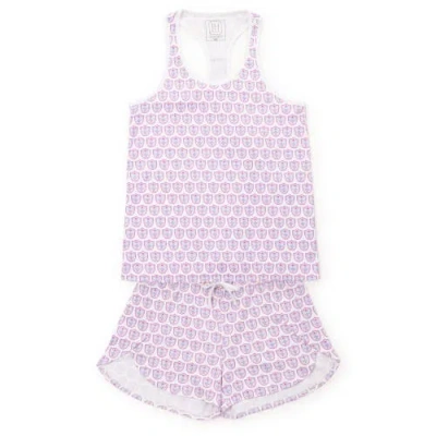 Lila And Hayes Pajama Short Set In Pink