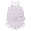 Lila And Hayes Pajama Short Set In Star Spangled