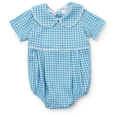 Lila And Hayes Babies'  Palmer Boys' Bubble In Hampton Plaid