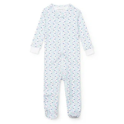 Lila And Hayes Kids'  Parker Zipper Pajama In Blue