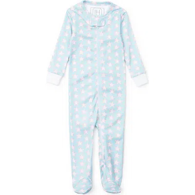 Lila And Hayes Kids'  Parker Zipper Pajama In Blue