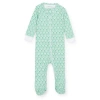 Lila And Hayes Kids'  Parker Zipper Pajama In Green