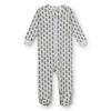 Lila And Hayes Babies'  Parker Zipper Pajama In Blue