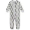 Lila And Hayes Babies'  Parker Zipper Pajama In Oh Christmas Tree