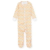 Lila And Hayes Kids'  Parker Zipper Pajama In Orange