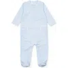 Lila And Hayes Preston Boys' Romper In Blue