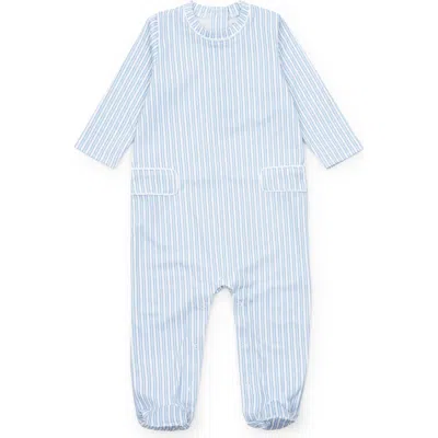 Lila And Hayes Kids'  Preston Boys' Romper In Blue