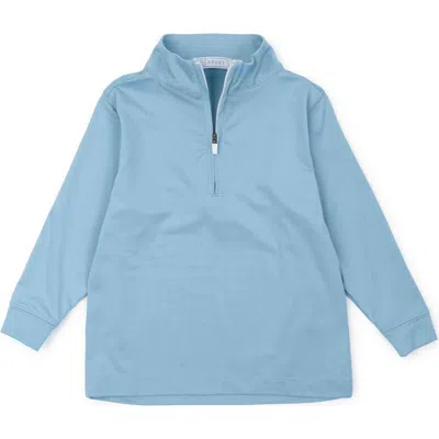 Lila And Hayes Kids'  Sam Quarter Zip Pullover By Lh Sport In Blue