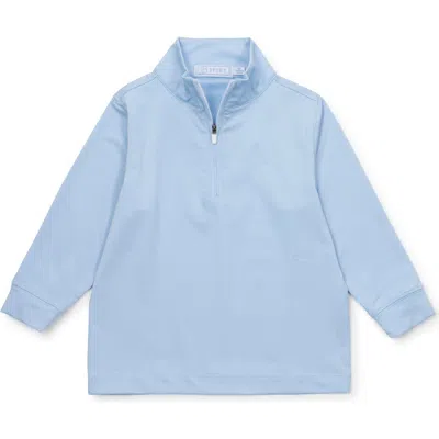 Lila And Hayes Kids'  Sam Quarter Zip Pullover By Lh Sport In Blue
