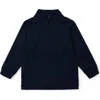 Lila And Hayes Kids'  Sam Quarter Zip Pullover By Lh Sport In Navy