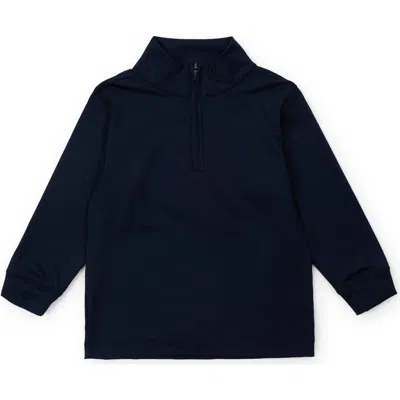 Lila And Hayes Kids'  Sam Quarter Zip Pullover By Lh Sport In Navy