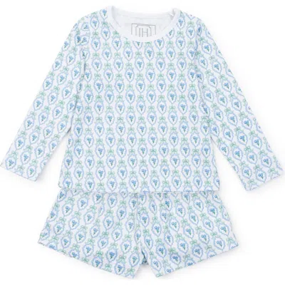 Lila And Hayes Kids'  Sophie Girls' Short Set In Hampton Blooms