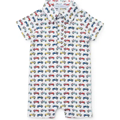 Lila And Hayes Babies'  Tripp Boys' Polo Shortall In Cruisin Jeeps