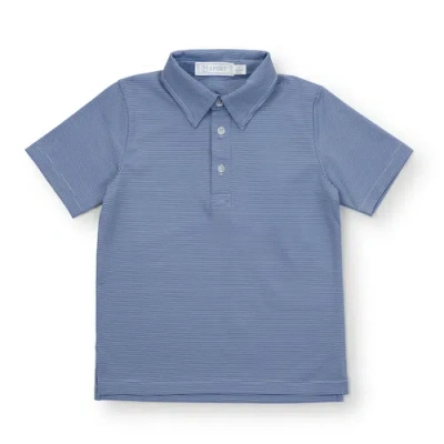 Lila And Hayes Kids'  Will Boys' Golf Polo Shirt By Lh Sport In Blue