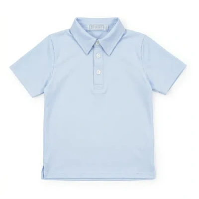 Lila And Hayes Kids'  Will Boys' Golf Polo Shirt By Lh Sport In Blue