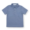 Lila And Hayes Kids'  Will Boys' Golf Polo Shirt By Lh Sport In Blue Stripes