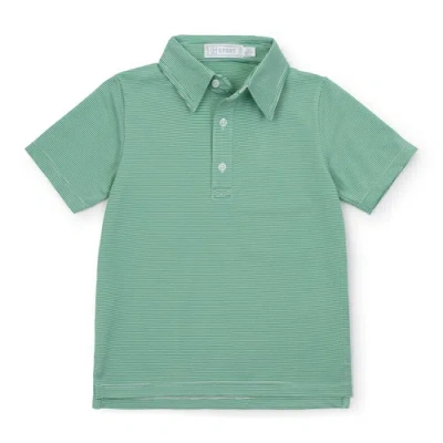 Lila And Hayes Kids'  Will Boys' Golf Polo Shirt By Lh Sport In Green