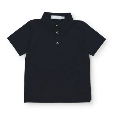 Lila And Hayes Kids'  Will Boys' Golf Polo Shirt By Lh Sport In Navy
