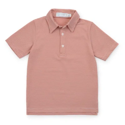Lila And Hayes Kids'  Will Boys' Golf Polo Shirt By Lh Sport In Neutral