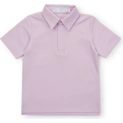 Lila And Hayes Babies'  Will Boys' Golf Polo Shirt By Lh Sport In Pink