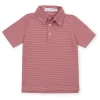Lila And Hayes Kids'  Will Boys' Golf Polo Shirt By Lh Sport In Pink