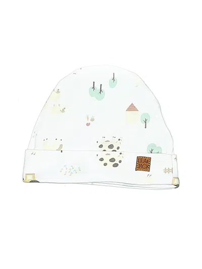Pre-owned Lila And Jack Kids' Beanie Hat In White