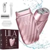 Lila By Akunbem Breeze B2 Max Painless 3-in-1 Multifunction Body & Facial Hair Shaver In Multi