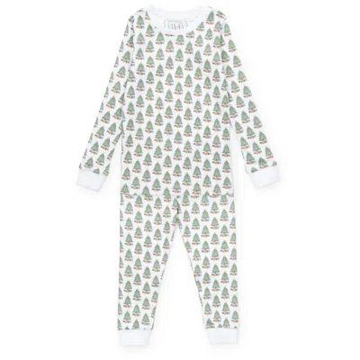 Lila + Hayes Kid's Under The Christmas Tree Grayson Set In Multi