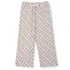 Lila + Hayes Men's Christmas Pajama Pants In Candy Cane & Holly In Multi
