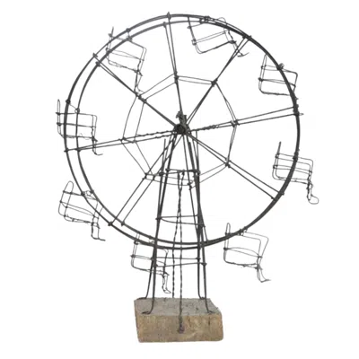 Lila Rasa Brown / Black Ferris Wheel Photo Holder In Multi
