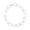 Lila Rasa Women's Circle Loop Chunky Chain Silver In Silver