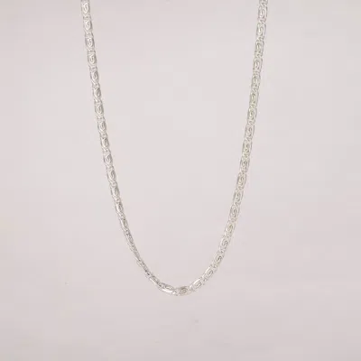 Lila Rasa Women's Figaro Chain Necklace Silver 19"
