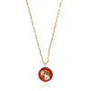 Lila Rasa Women's Gold / Red Red Carnelian Necklace Melange In Multi