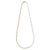 Lila Rasa Women's Gold / Silver Dual Tone Mix Metal Paperclip Chain In Multi