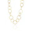 Lila Rasa Women's Hexagonal Loop Chunky Chain Gold In Gold