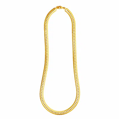 Lila Rasa Women's Long Snake Chain Gold 22"