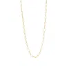 Lila Rasa Women's Paperclip Chain Necklace Medium  Gold In Gold