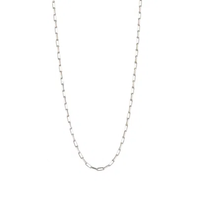 Lila Rasa Women's Paperclip Chain Necklace Silver Small