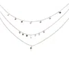 Lila Rasa Women's Silver / Blue Celestial Necklace Silver Multi Layered Turquoise North Star In Multi