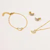 Lila Rasa Women's White Moon Mother Of Pearl Jewellery Set  Earring Necklace &bracelet
